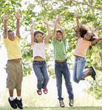 Children Jumping